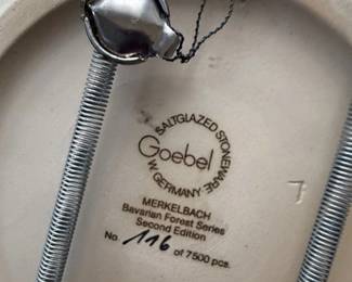 Goebel W. Germany Merkelbach Bavarian Forest Series Second Edition Plate second image