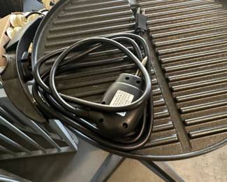 George Foreman Serving Indoor or Outdoor Electric Grill with Stand second image