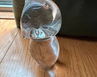 Royal Kendall Lead Crystal Owl Figurine