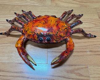 Metal Crab Wall Decor