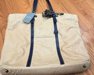 Anthropologie Grommeted Tote Bag