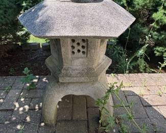 Japanese Stone Lantern Pagoda Style