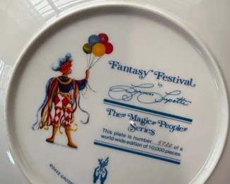 Fantasy Festival by Lynn Lupetti The Magic People Series Collector Plate second image