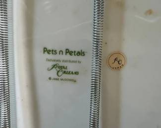 Pets n Petals Cocker Spaniel Decorative Plate by Jane McDowell second image