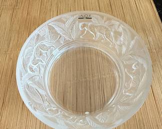 Lalique Jungle Crystal Bowl second image