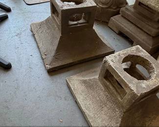 Als Garden Art Concrete Square Pedestal Bases (40 each)