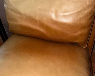 Modway Commix DownFilled Vegan Leather Armless Chair and Ottoman Set third image
