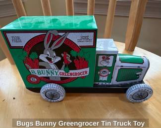 Bugs Bunny Greengrocer Tin Truck Toy