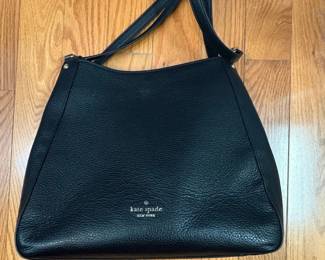 Kate Spade Leila Medium Triple Compartment Shoulder Bag Black