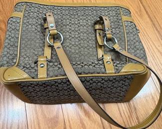 Coach Gallery Signature Jacquard Tote