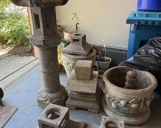 Antique Japanese Stone Lantern Kasuga Style each fifth image
