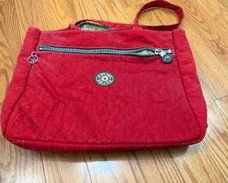 Kipling Red Nylon Crossbody Bag