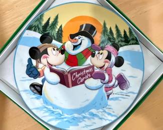 Disney Mickey and Minnie Mouse Merry Mouse Medley Collector Plate