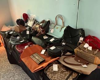 Assorted Designer and MidTier Handbags