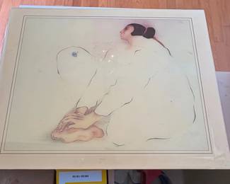 R.C. Gorman Pueblo Indian Pottery Lithograph