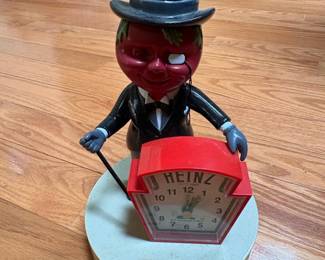 Heinz Mr. Aristocrat Tomato Man Talking Alarm Clock