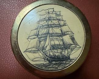 Vintage Stephen Barlow Cutty Sark Ship Paperweight
