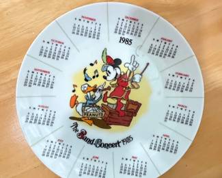 The Disney Collection The Band Concert Calendar Plate