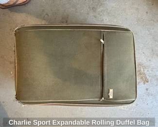 Charlie Sport Expandable Rolling Duffel Bag