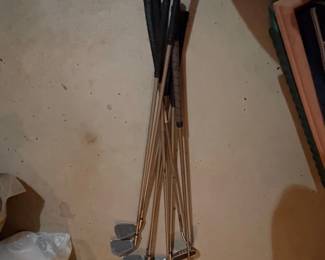 Mixed Set of Golf Clubs