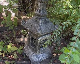 Japanese Pagoda Lantern Statue Concrete