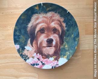 Wags to Riches Benji The Movie Star Royal Manor Limited Edition Collector Plate
