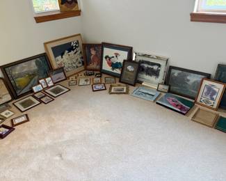 Pictures, paintings, frames