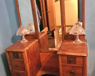 Vintage Dresser With Mirror