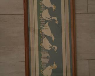 Framed artwork