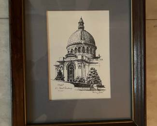 Framed artwork