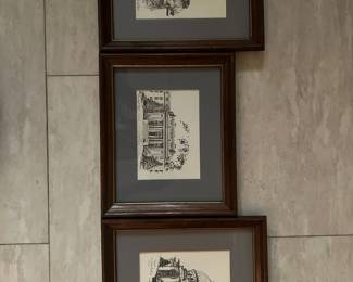 Framed artwork