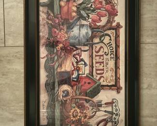 Framed artwork