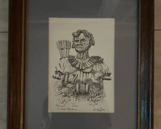 Framed artwork