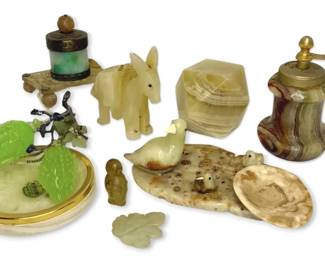 Onyx Marble Cut Stone Figurines