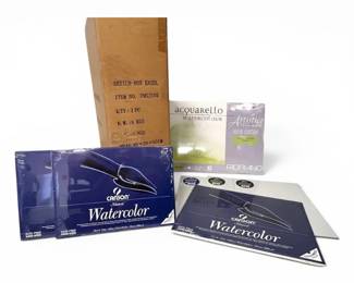 New Art Supplies Easel, Watercolor Paper, Artists Boards