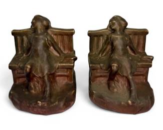 Set Of Figural Bookends