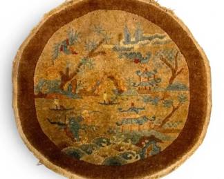 Antique Round Chinese Rug