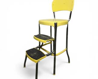 Cosco Yellow Kitchen PullOut StepStool Chair