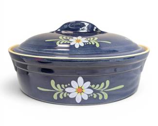 French Blue Oval CCF Terrine Pot