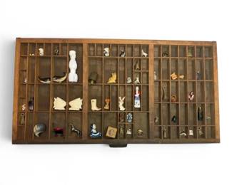 Hamilton Wooden Printer Tray W Trinkets