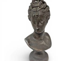 BronzeToned Bust Sculpture of Diane de Poitiers