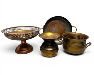 Brass Spittoon, Planters, Copper Pot