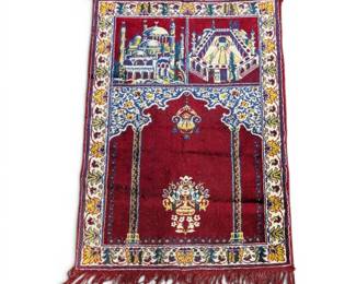 Vintage Turkish Praying Rug