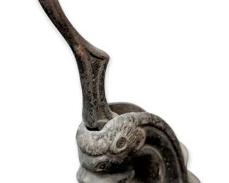 Cast Iron Lion Head Notary Seal Stamp Press Embosser