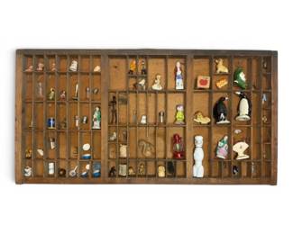 Wooden Printer Tray W Trinkets
