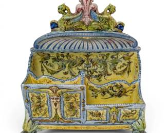 Ceramic Inkwell Letter Holder