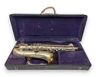 Vintage C.G. Conn Alto Saxophone w Case