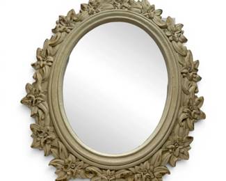 Syroco Wood Tabletop Mirror