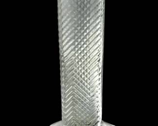 Art Deco Skyscraper Clear Glass Lamp
