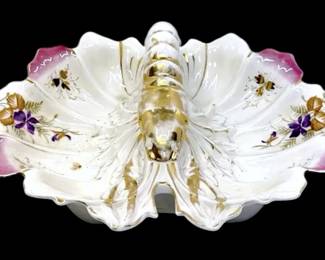 Antique Joseph Schachtel Porcelain Lobster Serving Dish, Made in Germany